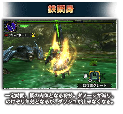 狩技詳細一覧 モンハンクロスのメモ Mhx攻略wiki